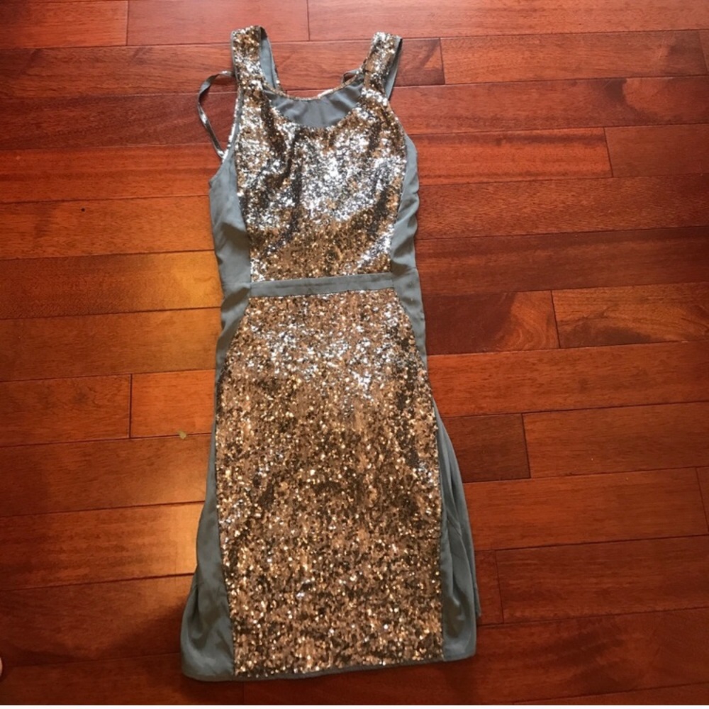 👠embellished multi strap dress